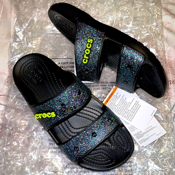 CROCS Shoes - Crocs Glitter Sandals